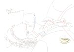 The Batman Original Production Drawing Signed by Rino Romano: Batman, Penguin Online Hot Sale