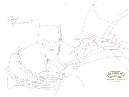 The Batman Original Production Drawing Signed by Rino Romano: Batman, Penguin Online Hot Sale