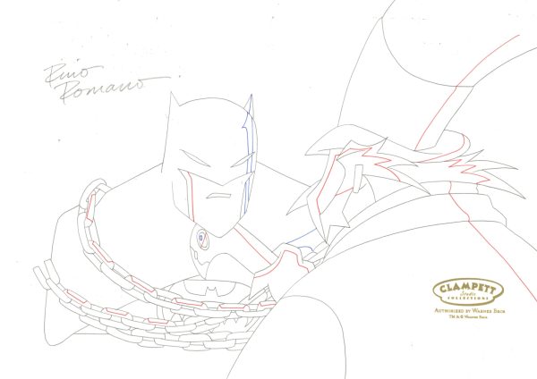 The Batman Original Production Drawing Signed by Rino Romano: Batman, Penguin Online Hot Sale