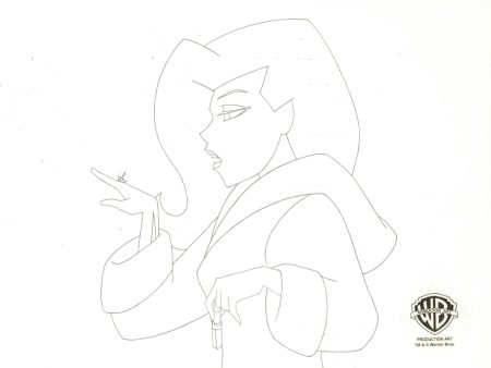 The New Batman Adventures Original Production Drawing: Poison Ivy Fashion