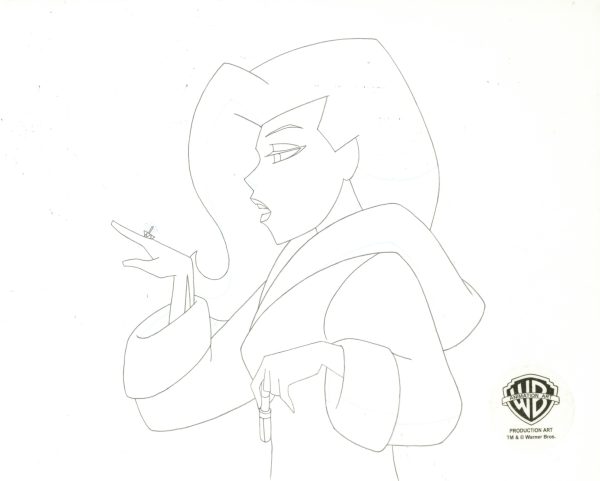 The New Batman Adventures Original Production Drawing: Poison Ivy Fashion