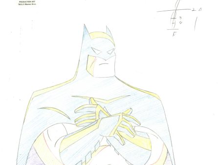 Batman The Animated Series Original Production Drawing: Batman Online Hot Sale