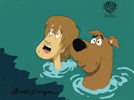 Scooby-Doo on Zombie Island Original Production Cel with Matching Drawing Signed by Bob Singer: Shaggy, Scooby Online