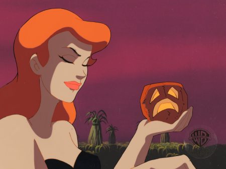 Batman The Animated Series Original Production Cel with Matching Drawing: Poison Ivy Online Hot Sale