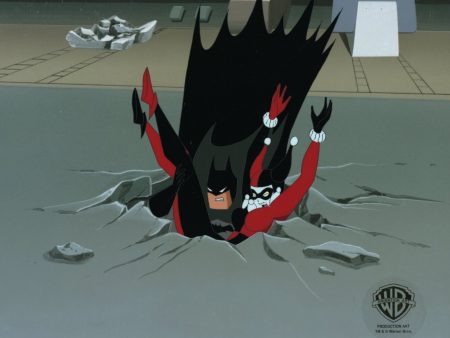 Superman The Animated Series Original Production Cel: Batman, Harley Cheap