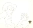 Batman The Animated Series Original Production Cel with Matching Drawing: Poison Ivy Online Hot Sale