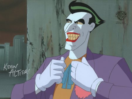 Batman: Mask of the Phantasm Original Production Cel Signed By Kevin Altieri: Joker For Discount