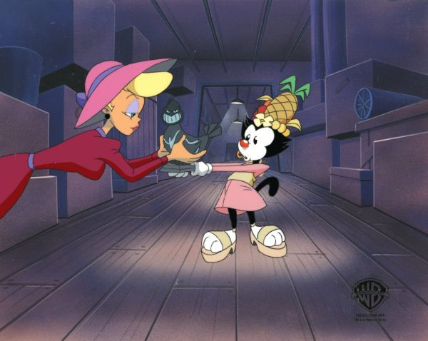 Animaniacs Original Production Cel on Original Background: Hello Nurse, Dot Online Sale