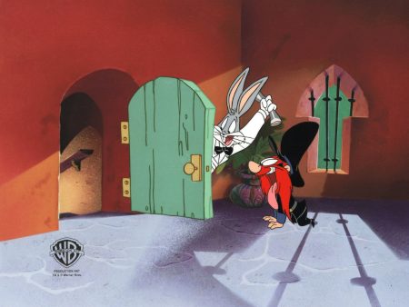 Carrotblanca Original Production Cel: Bugs Bunny, Yosemite Sam Discount