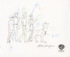 Scooby-Doo and the Alien Invaders Original Production Drawing Signed by Bob Singer: Mystery Gang For Cheap