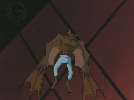 Batman The Animated Series Original Production Cel with Matching Drawing: Man-Bat Online now