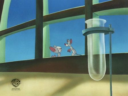 Pinky And The Brain Original Production Cel: Pinky, Brain Hot on Sale