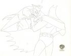 The New Batman Adventures Original Production Cel with Matching Drawing: Joker, Batman Fashion