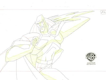 Justice League Original Production Drawing: Martian Manhunter Online Sale