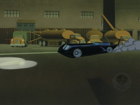 Batman The Animated Series Original Production Cel: Batmobile Sale