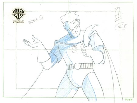 Batman The Animated Series Original Production Drawing: Robin Sale