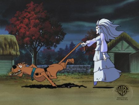 Scooby-Doo and the Witch s Ghost Original Production Cel with Matching Drawings: Scooby, Sarah Ravencroft Online now