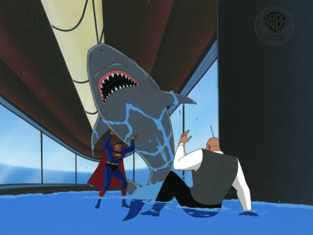 Superman the Animated Series Original Production Cel: Superman, Lex Luthor Fashion