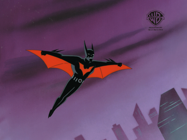 Batman Beyond Original Production Cel with Matching Drawing: Batman Online now