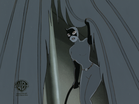 Batman The Animated Series Original Production Cel with Matching Drawing: Catwoman Supply