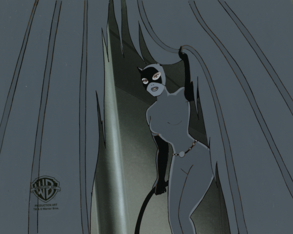 Batman The Animated Series Original Production Cel with Matching Drawing: Catwoman Supply