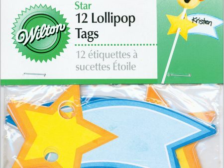 Star Lollipop Tags on Sale