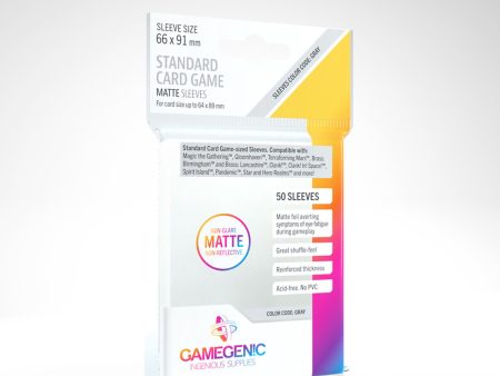 Gamegenic - Matte Standard Card Game Sleeves (50ct) Hot on Sale