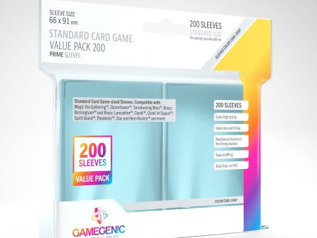 Gamegenic - Standard Value Pack Prime Sleeves (200ct) Fashion