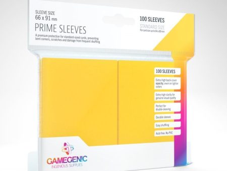 Gamegenic - Prime Sleeves - Yellow (100ct) Discount