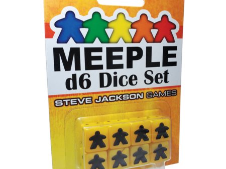 Meeple D6 Dice Set - Yellow (8 CT) Supply