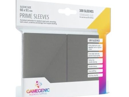 Gamegenic - Prime Sleeves - Grey (100ct) For Discount