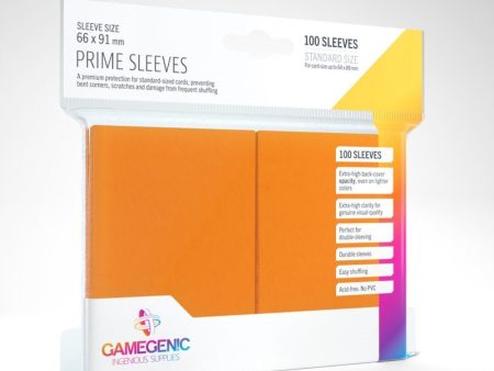 Gamegenic - Prime Sleeves - Orange (100ct) Cheap