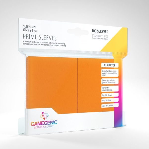 Gamegenic - Prime Sleeves - Orange (100ct) Cheap